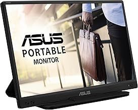 ASUS ZenScreen Portable Monitor 15.6" 1080P FHD Laptop Monitor (MB166C) - IPS USB-C Travel Monitor, Flicker-free and Blue Light Filter w/Smart Cover, External Monitor For Laptop & Macbook