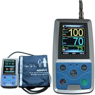 SISHUINIANHUA Monitor 24Hour Ambulatory Blood Pressure Monitor Holter Abpm50+3 Pcs Cuffs,PC Software,Child+Adult+Large Adult Cuffs,1 cuff