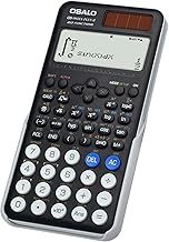 OSALO Scientific Calculator 417 Function 2 Line 10+2 Digits Written Display Solar and Battery Calculators for Students Secondary School College Black (OS 991ES Plus 2nd Edition)