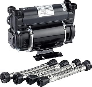 Bristan ST PUMP15TN 1.5 Bar Twin Ended Shower Pump , Black