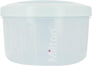 MILTON Combi Microwave Or Cold Water Steriliser in White – Fits Five Wide Neck Bottles of Any Brand