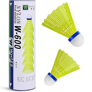 WHiZZ Shuttlecocks Badminton Durable Nylon Shuttles for Indoor Outdoor Recreational Game Practice Sports