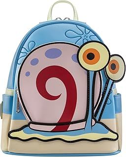 Loungefly SpongeBob Squarepants - Sponge Bob Gary - Backpack - Spongebob Squarepants - Amazon Exclusive - Premium Vegan Leather - Gift Idea - Official Merchandise - for Boys, Girls Men and Women