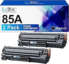 LxTek CE285A Compatible Toner Cartridges Replacement for HP CE285A 85A for HP Laserjet Pro P1102W P1102 M1132MFP M1217NFW M1212NF M1132 P1100 M1136 M1210 M1212 M1213NF (2 Black)