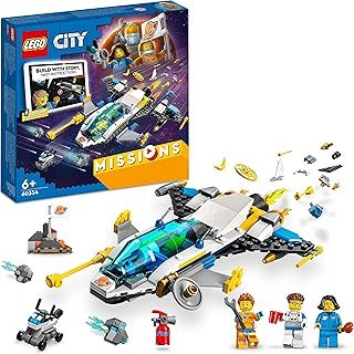 LEGO City Mars Spacecraft Exploration Missions 60354 Toy Building Kit; Interactive Digital Adventure Playset for Kids Aged 6+; Includes a Toy Mission Spacecraft and 3 Minifigures (298 Pieces)