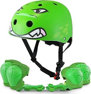 KAYMAN Kids Bike Helmet age 3 to 12, Adjustable Safety Gear for Boys and Girls, Suited to Scooter, Cycling, Skateboard & Roller Skating - Protection for Boys & Girls