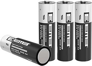 4X EEMB ER14505 AA 3.6V 2700mAh Lithium Battery Li-SOCL₂ Non-Rechargeable Batteries LS14500 SB-AA11 TL-5903 SL-360 ER14500 for Water Electricity Meter Gas PLC Facility Equipment Sensor Garage Door Ect