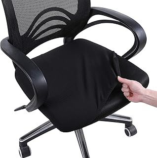 smiry Office Chair Seat Covers, Navy Blue 1PC Office Chair Slipcovers