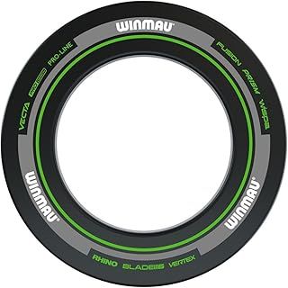 WINMAU Dart Board Surround Ring - Advance Black, Red, White and Green Dartboard Surrounds - Backboard Wall Protector