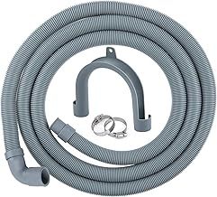 2.5m Universal Replacement Drain Hose Extension Kit for Washing Machine, Dishwasher & Other Applications