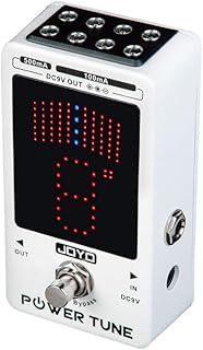 JOYO Power Supply Tuner Pedal with Isolated 8-Channel (2 at 500mA, 6 at 100mA) Low Noise DC 9V Output - True Bypass (Power Tune JF-18R)