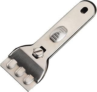KitchenCraft Ceramic Hob Scraper, Stainless Steel, 28 x 28 x 30 cm, Silver