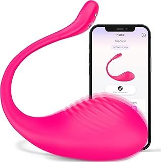 Caravosh Wearable Vibrator Sex Toys for Women Love Egg Vibrators, Sex Toy for Women G-Spot Vibrator with 9 Vibrating and APP Remote Control, Adult Clitoral Stimulator Toy Sex Toys Couples Dildo, Red