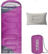 TUPHEN- Sleeping Bags for Adults Kids Boys Girls Backpacking Hiking Camping Cotton Liner, Cold Warm Weather 4 Seasons (Winter, Fall, Spring, Summer), Indoor Outdoor Use, Lightweight & Waterproof