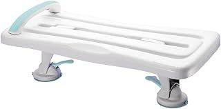 Helping Hand Company Surefoot White Plastic Shower/Bath Board with Handle and Locking Feet. Shower Board for Elderly & Disabled. Adjustable to Fit 16"-25" Width Baths. 200kg / 31 Stone Weight Limit