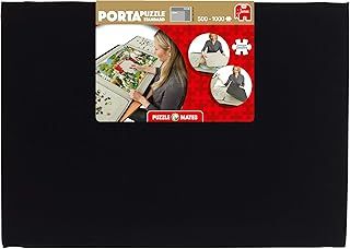 Puzzle Mates Portapuzzle - Large Non-Slip Felt Jigsaw Board and Portable Puzzle Board for up to 1000 Pieces - Lightweight, Easy to Store Puzzle Mat, Sorter and Organiser - Dimensions 57 x 80 cm -Jumbo