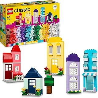 LEGO Classic Creative Houses, Bricks Building Toy for Kids, Boys & Girls Aged 4 Plus, Toddler Learning Set, Educational Gift with House Accessories for Young Builders 11035