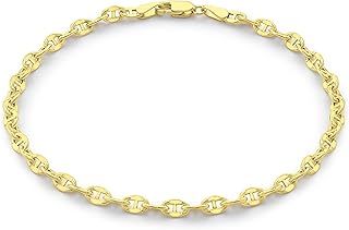 Carissima Gold Women's 9 ct Yellow Gold Mariner Chain Bracelet of 19 cm/7.5 inch