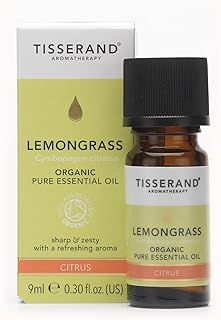 Tisserand Lemongrass Organic Essential Oil - 9ml