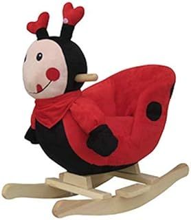 NEW Plush LADYBIRD Rocking Chair - Ladybug on Wooden Rockers with Sounds 12m+ **Ladybird WJ-635**