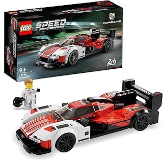 LEGO Speed Champions Porsche 963, Model Car Building Kit, Racing Vehicle Toy for Kids, 2023 Collectible Set with Driver Minifigure 76916