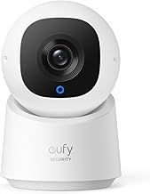 eufy Security Indoor Cam C210 1080p Resolution Security Camera Indoor with 360° Pan and Tilt, Plug-In Home Security Camera with Wi-Fi, Human/Motion AI, No Monthly Fee
