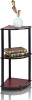Furinno Toolless Shelves, Wood, Dark Cherry/Black, one size, 3-Tier