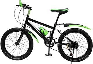 20 Inch Mountain Bike for Children, Bicycle City Bike with Suspension Fork and Mudguards, 6-Speed Children's Bicycles Boys / Girls Bicycle