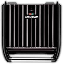 George Foreman 23758034001 25052 Steel Entertaining Grill, Black