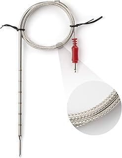 Inkbird Stainless Meat Probe Replacement for ISC-007BW WiFi Bluetooth BBQ Temperature Controller, Long Probe(Only Probe)