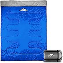 Sleeping Bags for Adults 3 Season Backpacking Lightweight Waterproof Cold Weather Sleeping Bag for Kids Warm Camping Hiking Outdoor Travel Hunting with Compression Bags