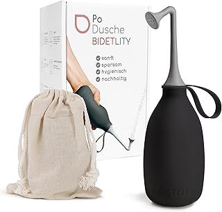 Intimate Shower 2.0 – Mobile Travel Bidet & Sustainable Intimate Shower, Replaces Wet Wipes, Saves Toilet Paper, Portable handheld bidet Shower, Travel Bag included, BPA Free