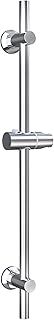 Görbach Stainless Steel Shower Wall Rail with Variable Fixings - 70 cm Chrome Shower Head Holder