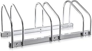 Hillington Bike Floor Rack, Galvanised Cycle Rack Storage, Locking Stand Great For Garage, Garden Or Shed And For Security 2,3,4 or 5 Bicycles