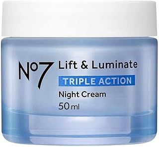No7 Lift & Luminate Triple Action Night Cream ENHANCED FORMULA - 50ml