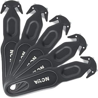 Safety Cutter Tool, Ergonomic Film Cutting Blade, Box, Strap, Carton and Package Opener (Black, 5 Pack)…