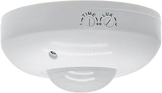 360 Degree Ceiling Mount Occupancy Sensor, 110-240V PIR Motion Sensor Switch, High Sensitive Movement Detector Light Switch, Neutral Required