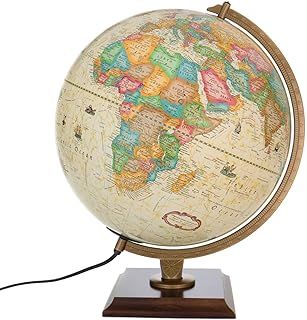 The Bradley Illuminated Antique 30cm Globe by Replogle