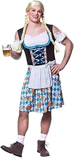 Wicked Costumes Adult Mens Funny Bavarian Beer Girl Fancy Dress Costume