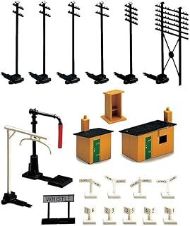 Hornby R574 OO Gauge Trackside Accessories, Model Train Accessories for Adding Scenery, Dioramas, Woodland, Buildings and More to 00 Gauge Model Railway - 1:76 Scale