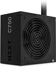 NZXT C750 Bronze PSU - 750 Watts - PA-7B2BB-UK - 80 Plus Bronze Certified - Non-Modular Design - 120mm FDB Fan - Matte Black-Sleeved Main Cables - 3-Year Warranty - Black (2023)