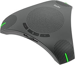 RayBit Conference Speaker and Microphone for 8-10 People Business Meetings, USB Speakerphone with 360° Omnidirectional Mics for VoIP Calls/Skype/Teams/Zoom/Computer/Laptop/PC/Desktop, Plug and Play