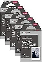 Fujifilm Instax Mini Monochrome Instant Photo Film 50 Pack