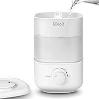 LEVOIT Humidifier for Bedroom, Ultra-Quiet 26dB, Easy to Fill & Clean, Cool Mist Air Humidifier for Home, Baby Nursery & Plants with 360° Rotation Nozzle, Auto Shut-off and Top Fill, Up to 25H