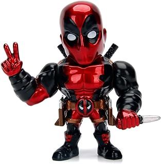 Jada MARVEL 4 Inch DEADPOOL Die cast figure to gift or collect suitable for Deadpool fan kidults from age 14 years and over, Red