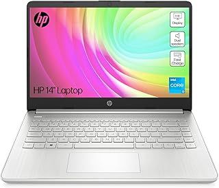 HP 14" Laptop, Intel Core i3-1215U Processor, 8 GB RAM, 256 GB SSD, Intel UHD Graphics, FHD Display, Up to 8hrs battery, Win 11, Dual Speakers, Natural Silver, 14s-dq5003sa