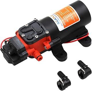 12V Marine Water Pump 35PSI Diaphragm Self Priming Pump Boat Accessories Showers Toilets Water Transfer Motor for RV Caravan