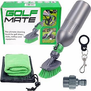 Golf Mate - Ultimate Cleaning Kit for Golf Shoes, Clubs & Outdoor Gear - Easy-to-Use, Garden Hose Compatibility - Heavy-Duty 500ml Bottle, Waterproof Bag & Microfiber Cloth