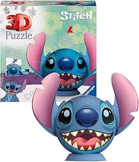 Ravensburger Disney Stitch 3D Jigsaw Puzzle for Children Age 6 Years Up - 72 Pieces - No Glue Required for Kids