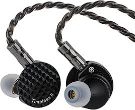 Linsoul 7Hz Timeless II in Ear Monitor, Upgraded 14.5mm Planar Magnetic Driver IEM, Wired Earbuds, with Tunable Nozzle and 7N OCC IEM Cable for Musician Audiophile